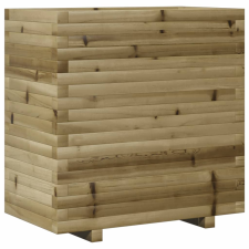 vidaXL impregnált fenyőfa kerti virágláda 70x40x72 cm kerti tárolás