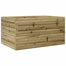 vidaXL impregnált fenyőfa kerti virágláda 90 x 60 x 45,5 cm kerti tárolás