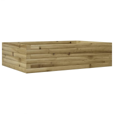 vidaXL impregnált fenyőfa kerti virágláda 90x60x23 cm kerti tárolás