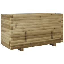 vidaXL impregnált fenyőfa kerti virágtartó 90 x 40 x 49,5 cm kerti tárolás