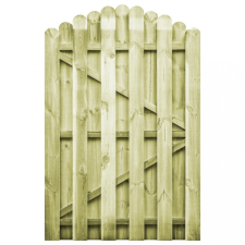 vidaXL Impregnált fenyőfa kertkapu 100 x 150 cm kerti bútor