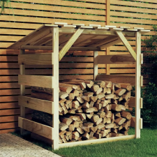 vidaXL impregnált fenyőfa pergola tetővel 100 x 90 x 100 cm kerti tárolás