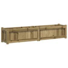vidaXL impregnált fenyőfa virágláda 150x31x31 cm (837482) kerti tárolás