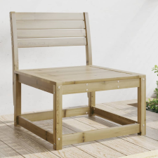 vidaXL impregnált tömör fenyő karfa nélküli kerti kanapé 63,5x73x78 cm kerti bútor