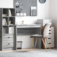 vidaXL Íróasztal Szürke Sonoma Mérnöki fa 90 x 40 x 76 cm Íróasztal íróasztal