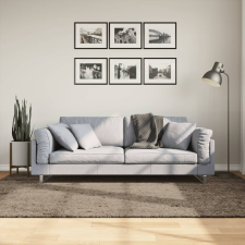 vidaXL Istan szürke hosszú szálú fényes szőnyeg 160 x 230 cm lakástextília