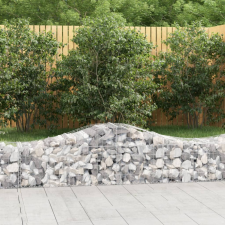 vidaXL íves horganyzott vas gabion kosár 200x50x40/60 cm bútor