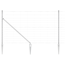 vidaXL Kábelkerítés 1.4x25 m Horganyzott acél (3351434) építőanyag