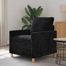 vidaXL Kanapé Fekete 76 x 81 x 87,5 cm Poliészter bútor