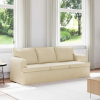 vidaXL Kanapé Krém 201 x 80 x 85 cm szövet