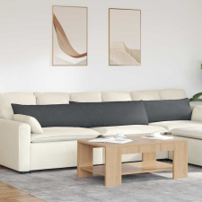 vidaXL Kanapé párnák 2 pcs Sötétszürke 200 x 40 cm Bársonyos szövet lakástextília