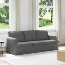 vidaXL Kanapé Sötétszürke 201 x 80 x 85 cm szövet bútor