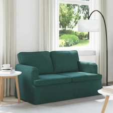 vidaXL Kanapé Sötétzöld 144 x 80 x 85 cm szövet bútor