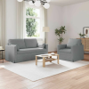 vidaXL Kanapé Szett 2 pcs Világosszürke 158 x 78 x 80 cm szövet
