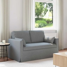 vidaXL Kanapé Világosszürke 139 x 78 x 80 cm szövet bútor