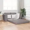  vidaXL Kanapéágy 60cm Tópszínű szövet