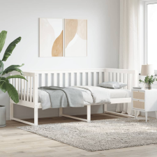 vidaXL kanapéágy ágy matrac fehér 100x200 cm tömör fa fenyőfa ágy és ágykellék