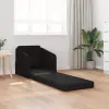  vidaXL Kanapéágy Fekete 65 x 80 x 83 cm szövet