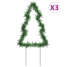 vidaXL karácsonyfa fénydekoráció 3 db cövekkel 50 LED 30 cm (357729) karácsonyfa izzósor