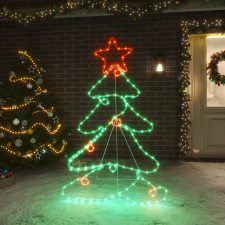 vidaXL karácsonyfa-figura 114 LED-del karácsonyi dekoráció