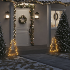vidaXL karácsonyi fa fénydekoráció 80 LED 60 cm karácsonyfa izzósor