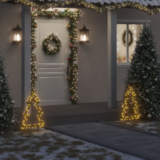 vidaXL karácsonyi fa fénydekoráció 80 LED 60 cm karácsonyi dekoráció
