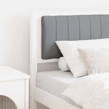 vidaXL Kárpitozott fejtámla Fehér 80 cm Tömör fenyőfa és szövet ágy és ágykellék