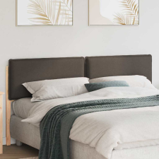 vidaXL Kárpitozott fejtámla Természetes és Világosszürke 200 cm ágy és ágykellék