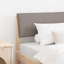 vidaXL Kárpitozott fejtámla Tópszínű 90 cm Tömör fenyőfa ágy és ágykellék