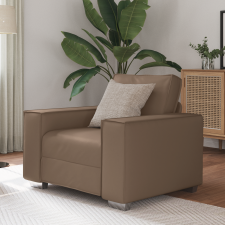 vidaXL Kávébarna Műbőr Karosszék 59 cm bútor