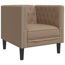 vidaXL kávészínű műbőr Chesterfield kanapéfotel (372657) bútor