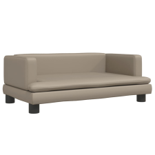 vidaXL kávészínű műbőr kutyaágy 80 x 45 x 30 cm (171905) szállítóbox, fekhely kutyáknak