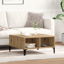 vidaXL Kávézóasztal Átlagos tölgy 60x60x30 cm Műanyag bútor