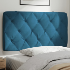 vidaXL kék bársony fejtámla párna 100 cm ágy és ágykellék