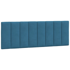 vidaXL kék bársony fejtámla párna 140 cm (374673) ágy és ágykellék