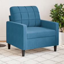 vidaXL kék bársony kanapéfotel 60 cm bútor