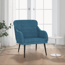 vidaXL kék bársonyfotel 63 x 76 x 80 cm bútor