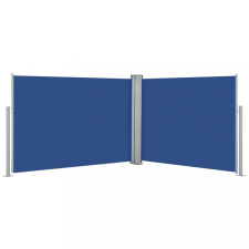 vidaXL Kék behúzható oldalsó napellenző 100 x 1000 cm kerti bútor