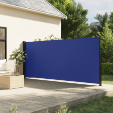 vidaXL kék behúzható oldalsó napellenző 160 x 300 cm kerti bútor