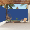 vidaXL Kék behúzható oldalsó napellenző 220 x 600 cm