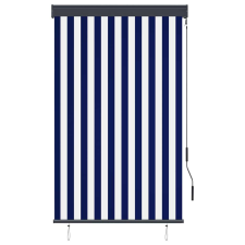 vidaXL Kék és fehér kültéri roló 100 x 250 cm lakástextília