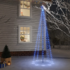 vidaXL Kék fényű karácsonyfa tüskével 310 LED-del 300 cm
