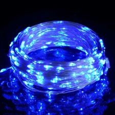 vidaXL Kék fényű led-szalag 150 led-el 15 m karácsonyfa izzósor
