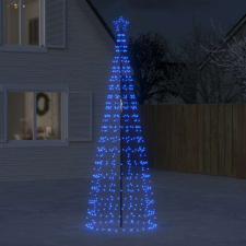 vidaXL kék karácsonyfa fénykúp tüskékkel 570 LED 300 cm kültéri világítás