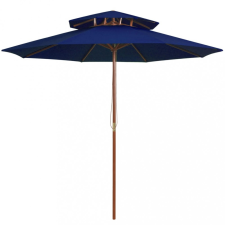 vidaXL Kék kétszintes napernyő farúddal 270 cm kerti bútor