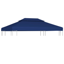 vidaXL Kék kétszintes pavilon tetőponyva 310 g/m², 4 x 3 m barkácsgép tartozék