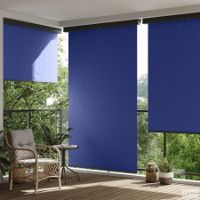vidaXL Kék oldalsó terasznapellenző 165 x 250 cm kerti bútor