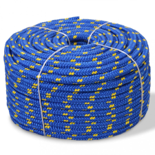 vidaXL Kék polipropilén hajókötél 18 mm 50 m kábel és adapter