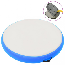 vidaXL Kék PVC felfújható tornamatrac pumpával 100 x 100 x 10 cm jóga felszerelés