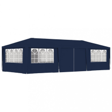 vidaXL Kék rendezvénysátor oldalfalakkal 4 x 9 m 90 g/m² sátor